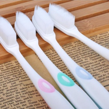 纳美纳米抗菌软毛清洁牙刷硅胶呵护牙龈成人家用男女牙缝刷家庭装